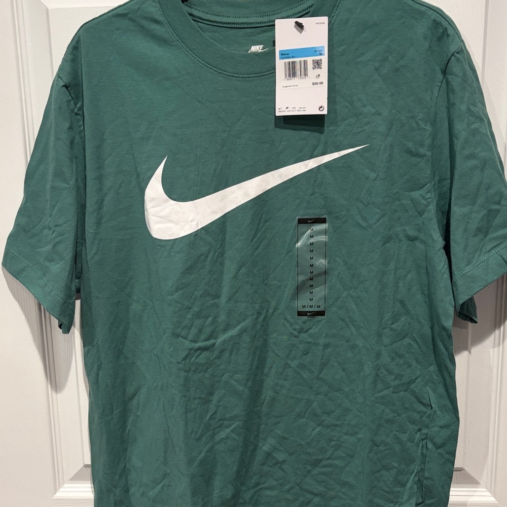 Nike Men's Teal Short Sleeve Tee size medium NWTs